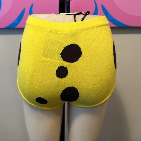 Moschino Sponge Bob Wool Knit Shorts NWT - Picture 5 of 11